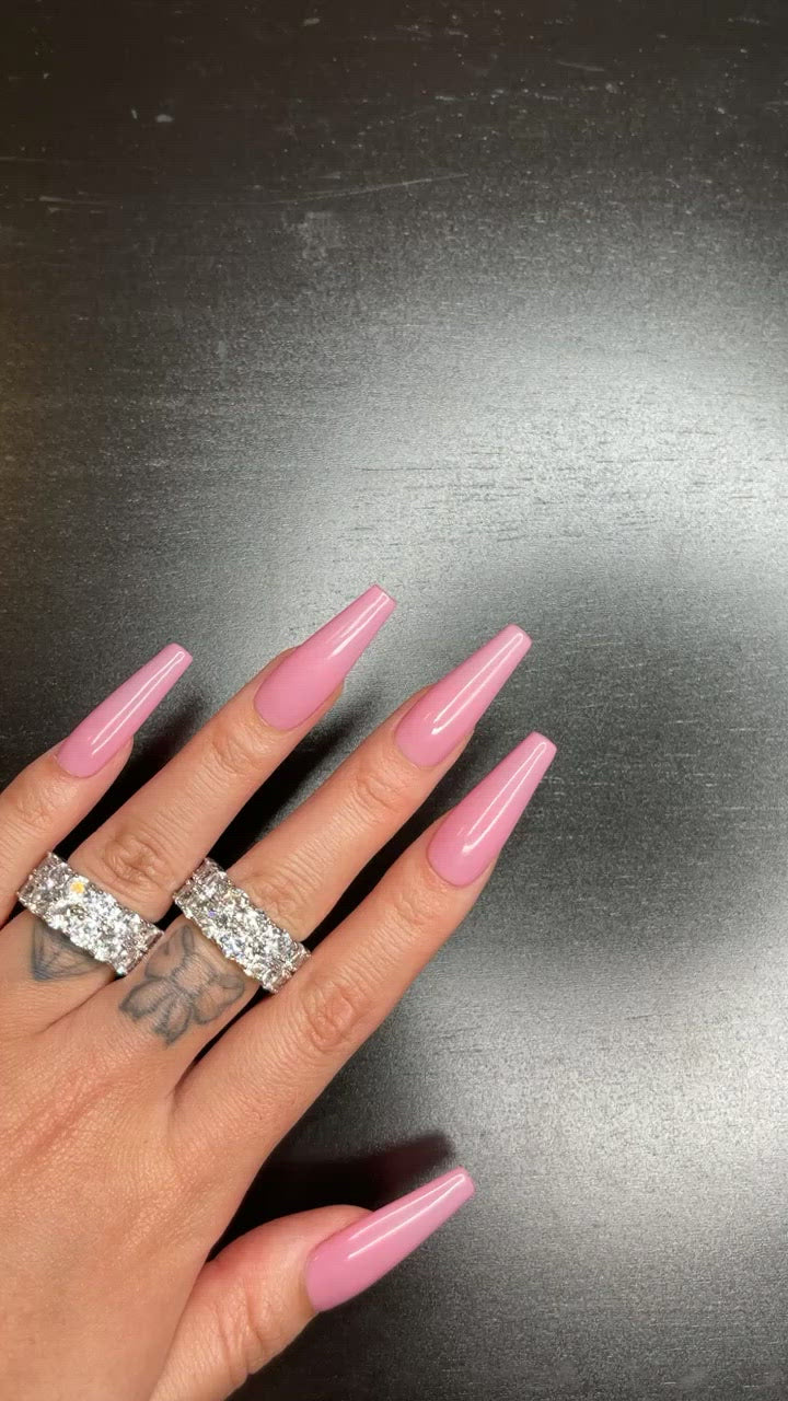 MTO - Rose & Shine | Sheer Rose Pink Nails